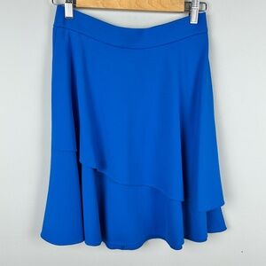 Ungaro Elegant Blue Layered A-line Skirt
